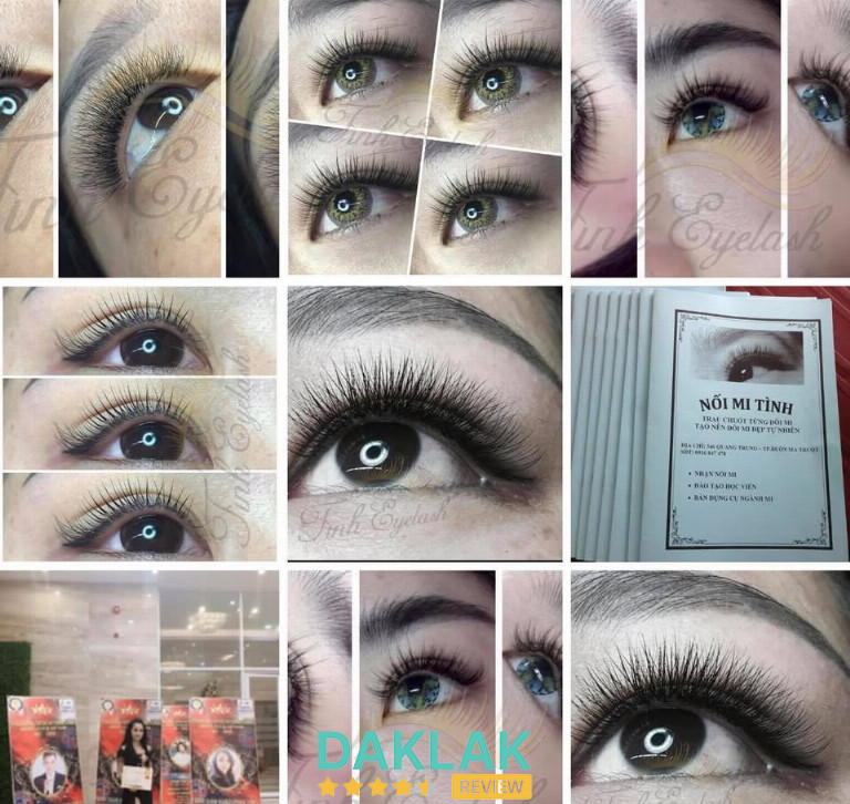 Giảng viên hướng dẫn học viên học nối mi Buôn Ma Thuột tại Tình Nối Mi