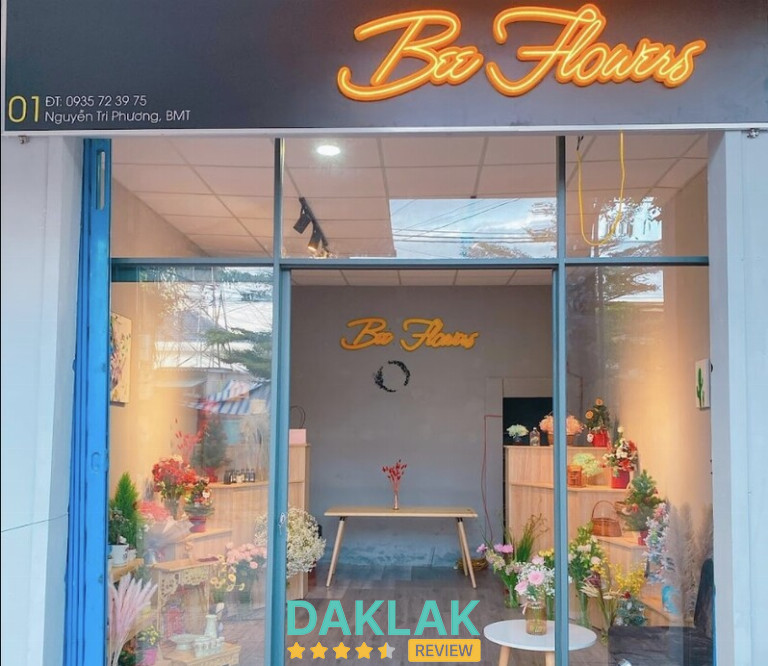 Shop hoa tươi Bee Flower: viết chú thích ảnh cho shop hoa này