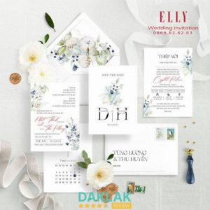 ELLY tại Đắk Lắk – dịch vụ in thiệp cưới sang trọng và tinh tế