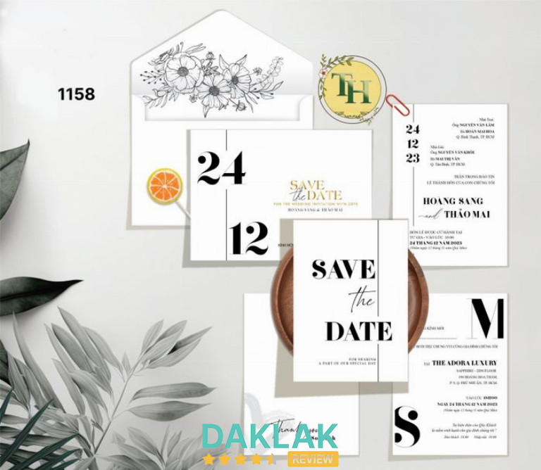 Thiệp cưới Thiên Hương uy tín, chất lượng ở Đắk Lắk