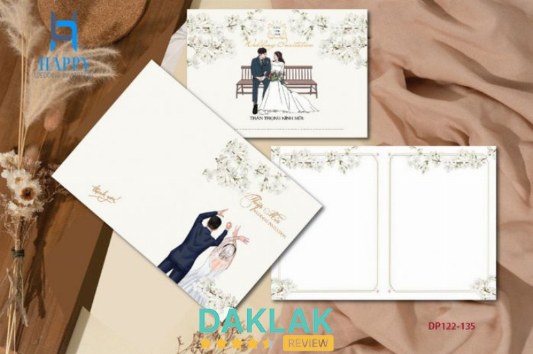 Thiệp cưới HAPPY uy tín, chất lượng ở Đắk Lắk