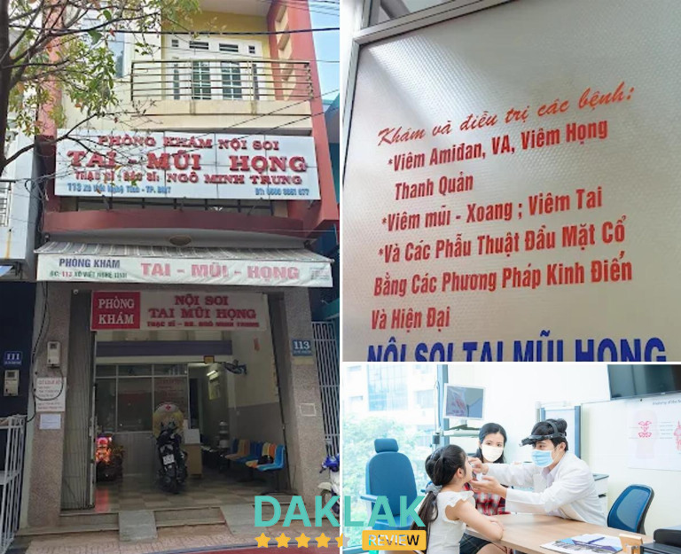 BS Ngô Minh Trung tại Đắk Lắk chuyên khám, chẩn đoán và điều trị các bệnh lý tai, mũi, họng bằng phương pháp nội soi hiện đại