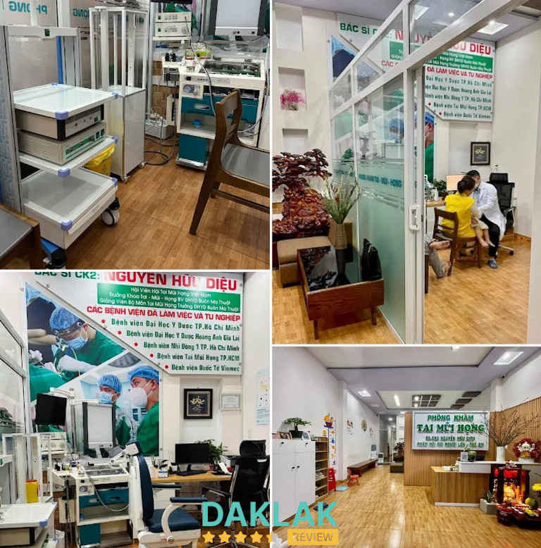 BS CKII Nguyễn Hữu Diệu tại Đắk Lắk chuyên khám và điều trị các bệnh về tai, mũi, họng uy tín.
