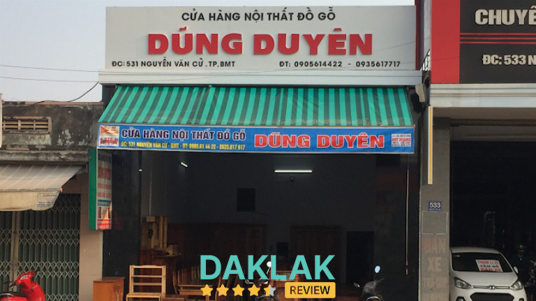 Bảng hiệu logo Đồ Gỗ Trung Nguyên Đắk Lắk nổi bật