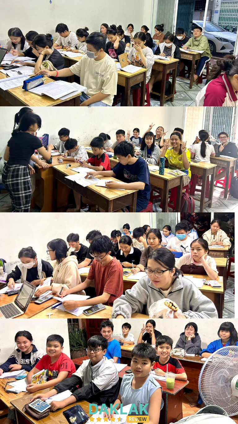 Học sinh chăm chỉ ôn thi đại học tại Trung tâm Gia sư Dak Lak trong môi trường học tập tích cực, uy tín.