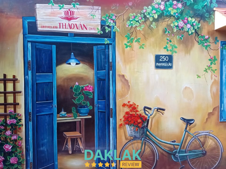 Mặt tiền quán chay đẹp ở trung tâm TP. Buôn Ma Thuột