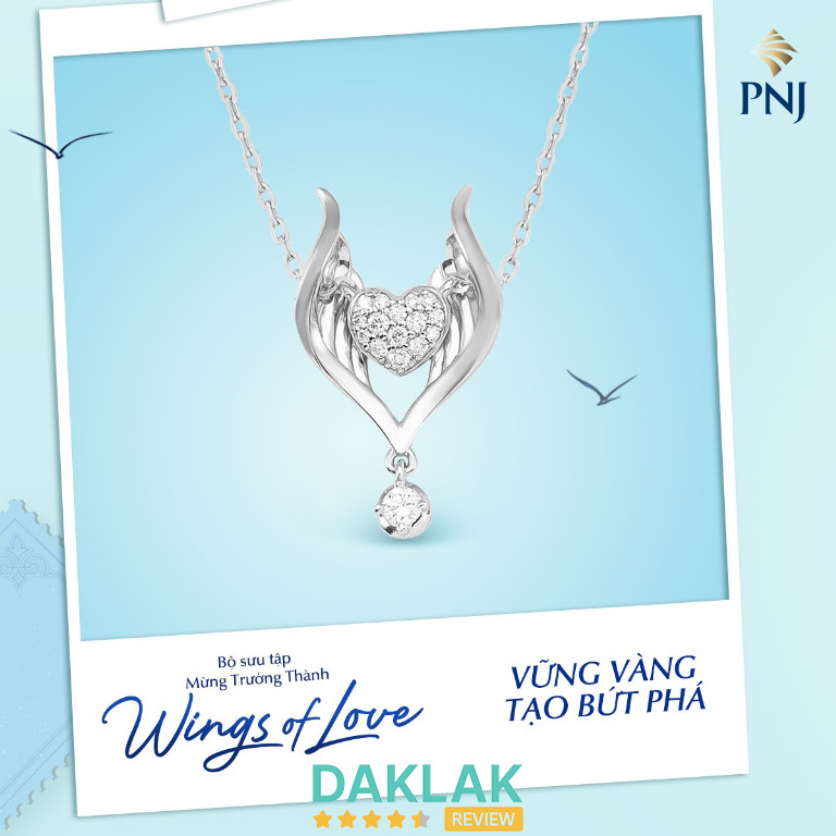 Dây chuyền vàng nữ hiện đại tại tiệm PNJ Buôn Ma Thuột – Đắk Lắk