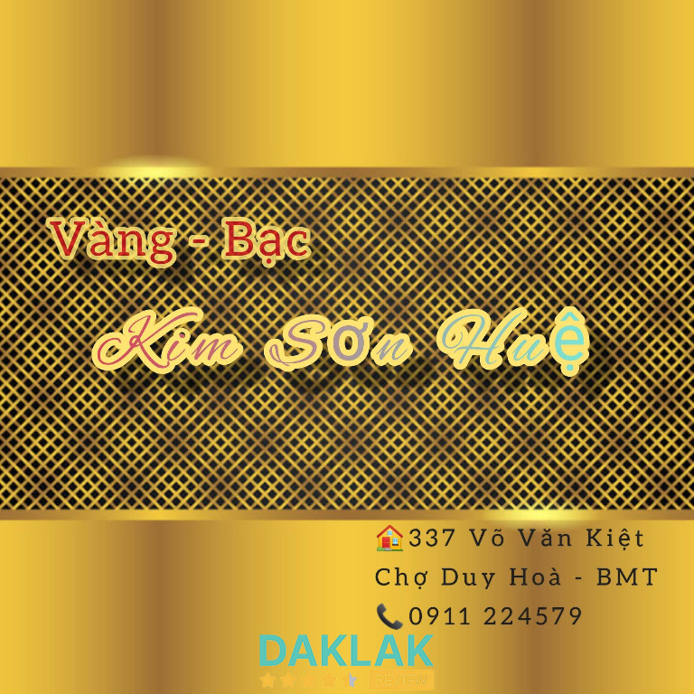 Logo Kim Sơn Huệ – cửa hàng vàng bạc uy tín tại Đắk Lắk