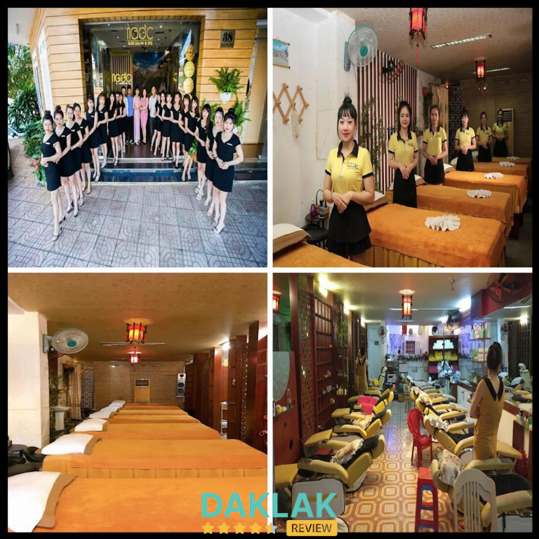 Không gian sang trọng và yên tĩnh của Ngọc Spa tại Đắk Lắk nhìn từ bên ngoài