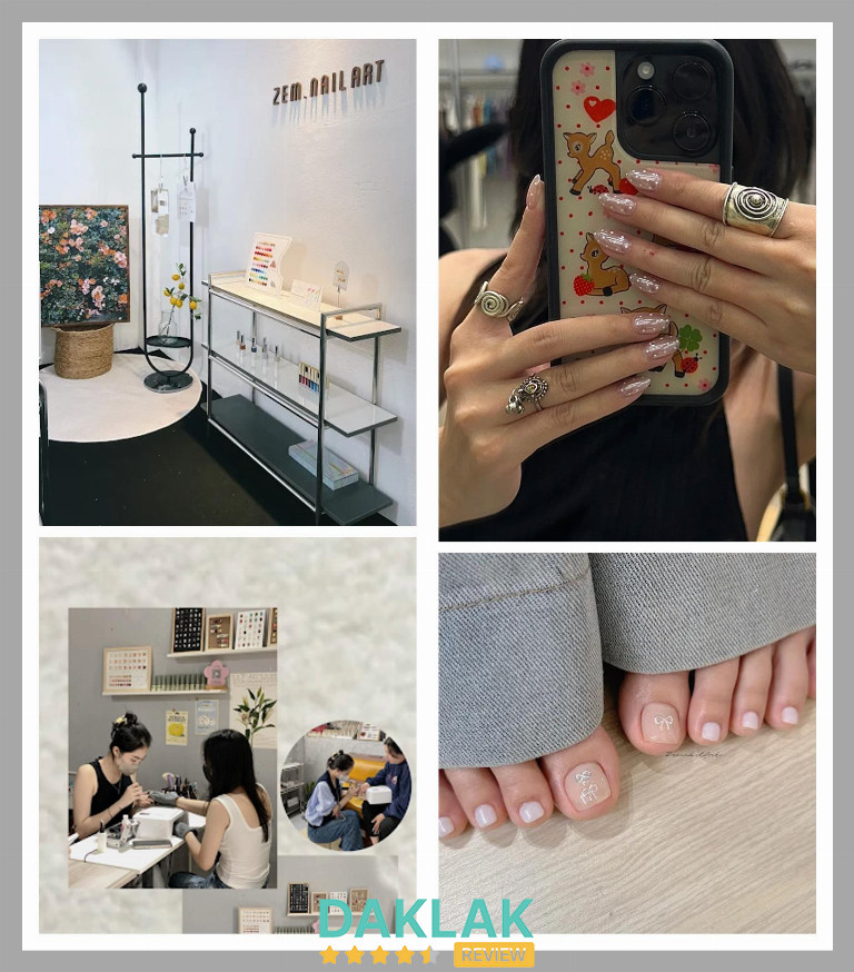 Không gian hiện đại của Zem – Nail Art Đắk Lắk