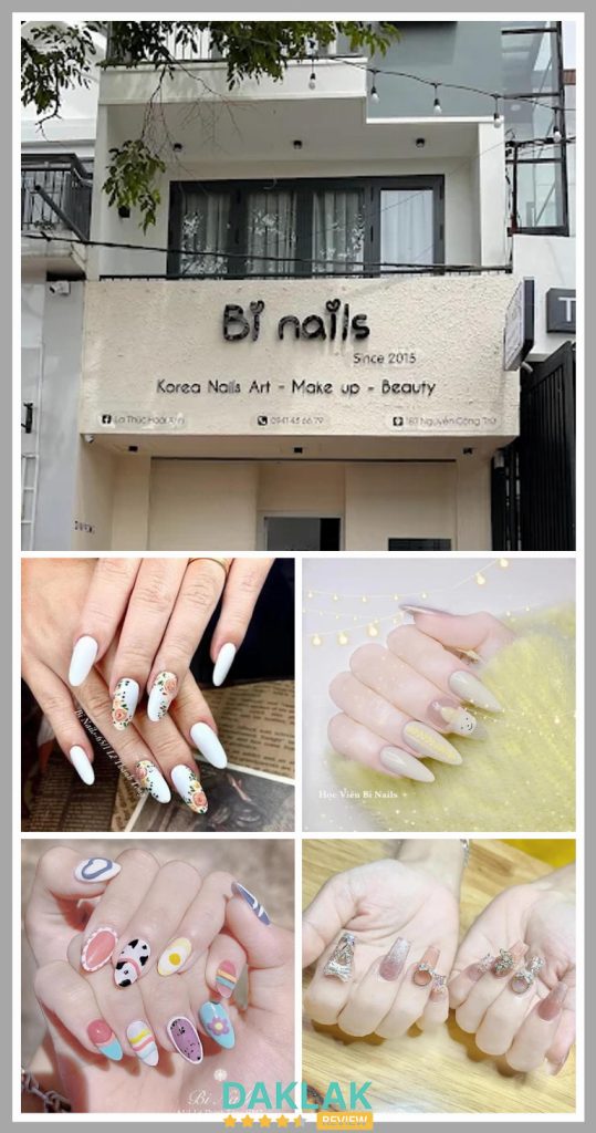 Bi Nails Đắk Lắk – điểm đến yêu thích của khách hàng với dịch vụ nail nghệ thuật tinh tế, chuyên nghiệp.