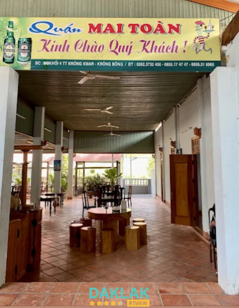 Quán Mai Toàn – Quán ăn gia đình được yêu thích
