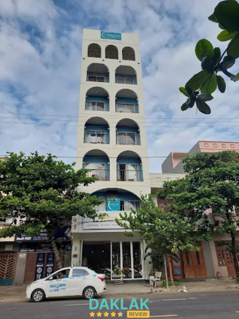 Toàn cảnh Coralina Hotel & Spa Tuy Hòa nhìn ra biển Phú Yên