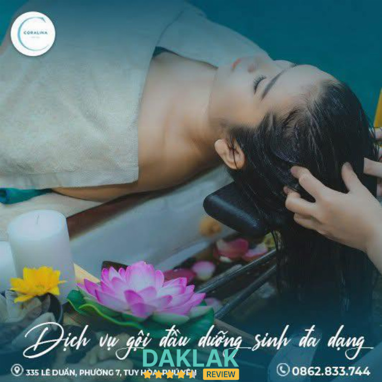 Coralina có spa riêng – tuy nhỏ nhưng rất dễ chịu.