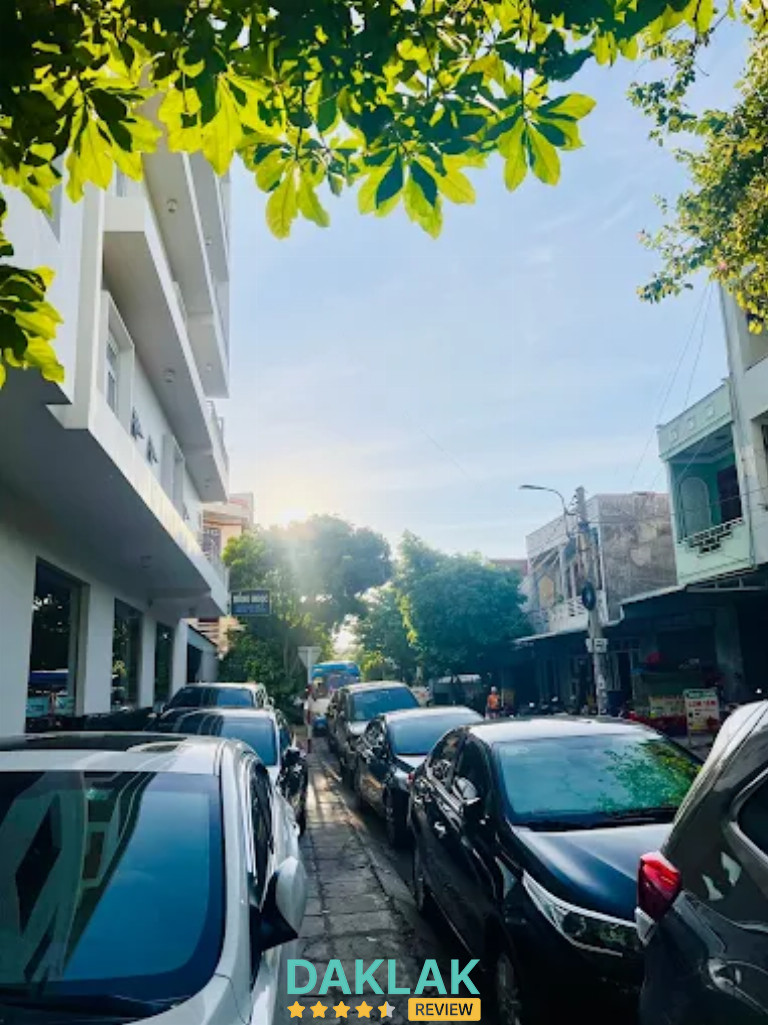 Hành lang để xe của khách sạn