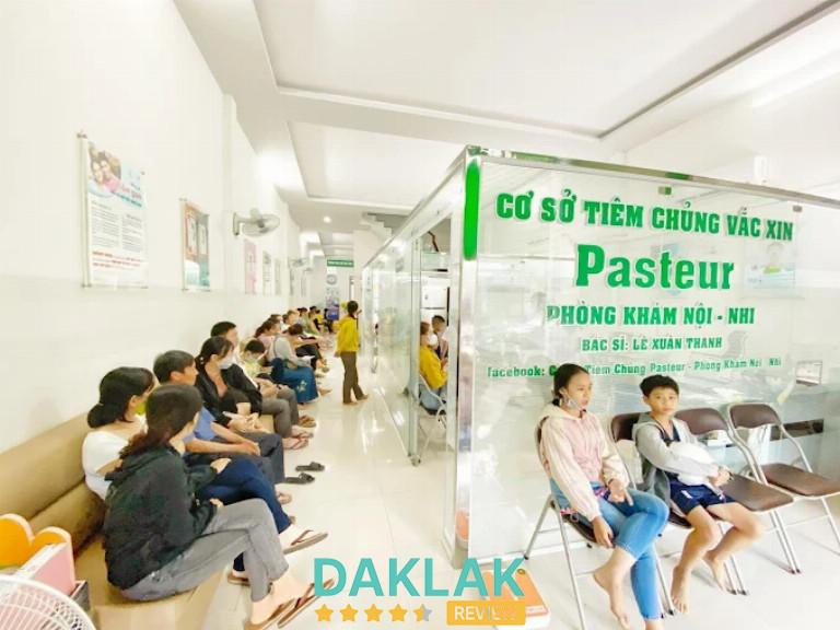 Mặt tiền Cơ Sở Tiêm Chủng Pasteur tại Buôn Ma Thuột – địa chỉ tiêm chủng uy tín và an toàn cho trẻ em”