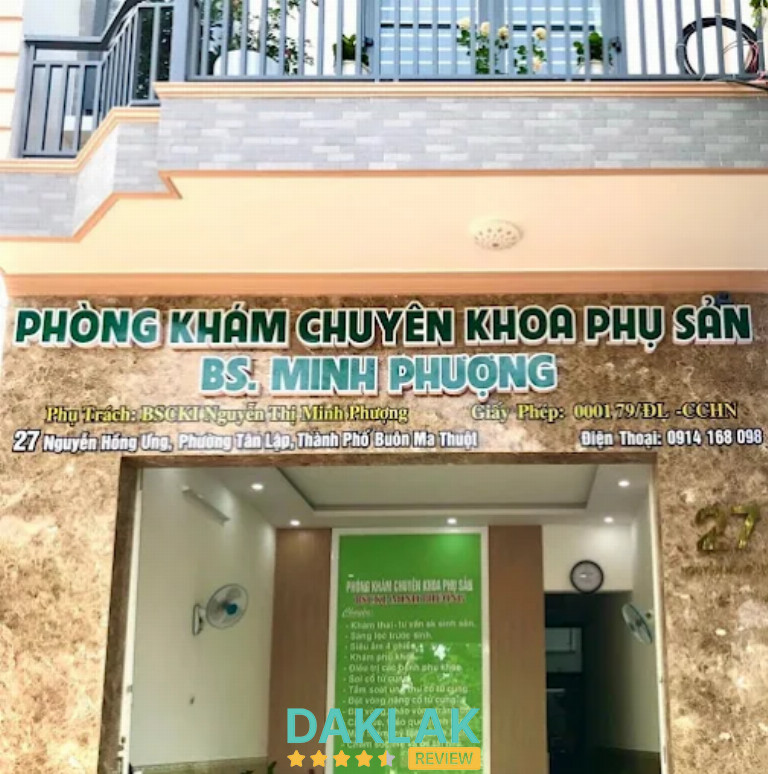 Phòng khám sản phụ khoa BS Minh Phượng Buôn Ma Thuột
