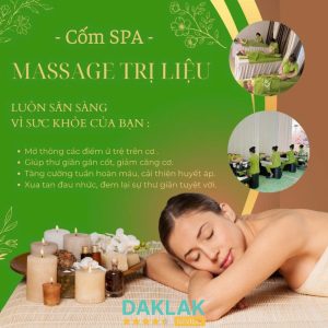 Massage trị liệu, Gội đầu dưỡng sinh Buôn Ma Thuột – Cốm 2 spa
