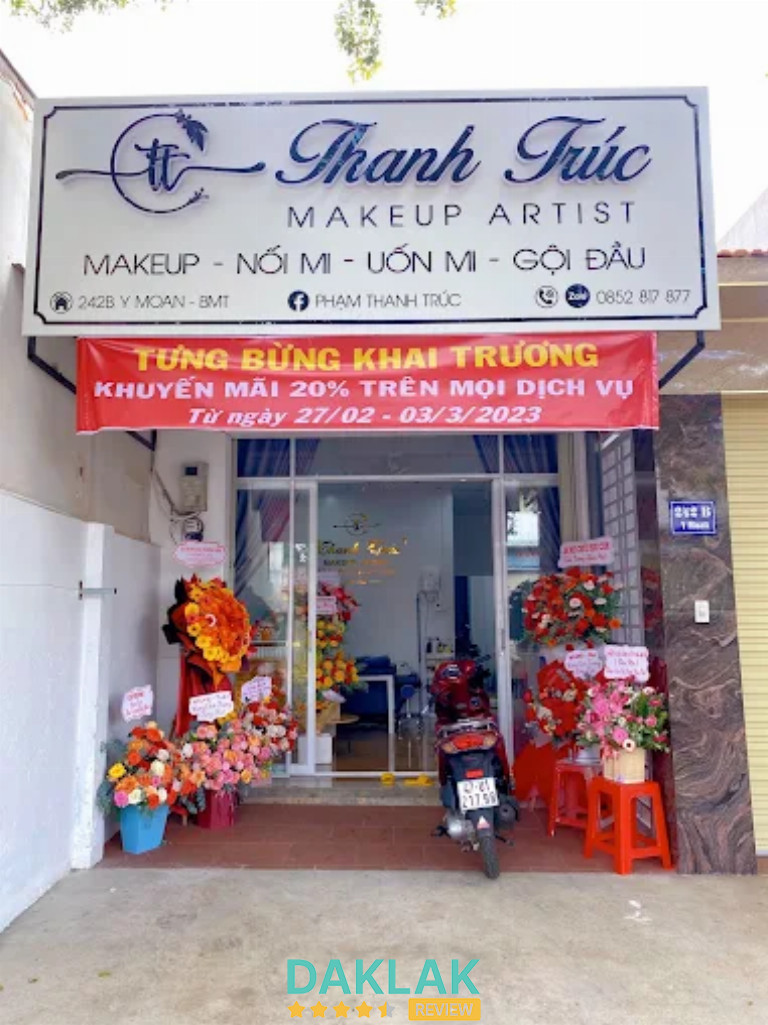 Địa chỉ Thanh Trúc Makeup Artist & Gội Đầu & Nối Mi tại Buôn Ma Thuột