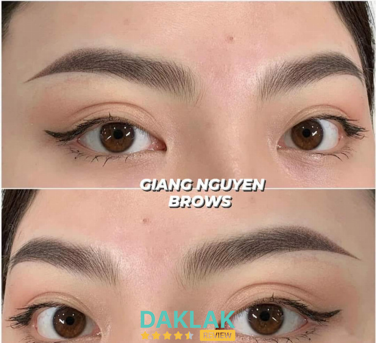 Phun xăm mày sợi tại Phun xăm mày môi sợi đẹp Buôn Ma Thuột tạo dáng mày hài hòa, sợi mảnh và tự nhiên