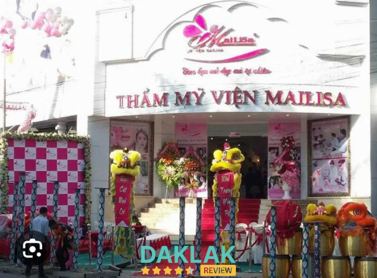 Thẩm Mỹ Viện Mailisa Buôn Ma Thuột với không gian trang trí khai trương