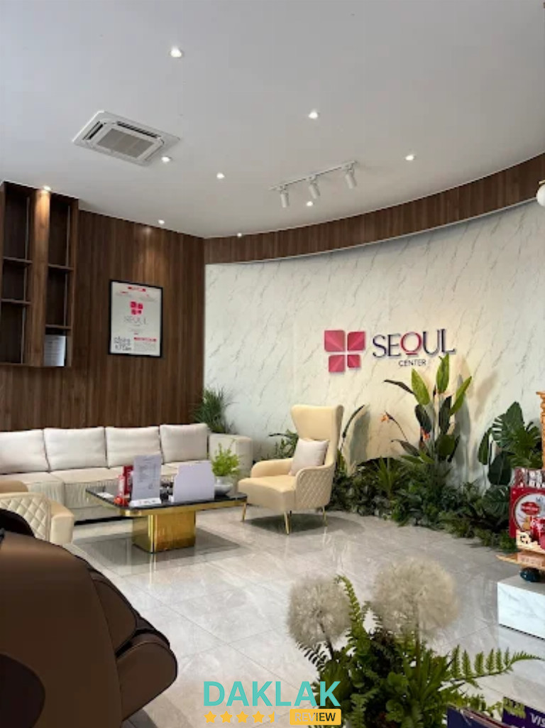 Không gian tiếp khách tại Thẩm Mỹ Viện Seoul Center Buôn Ma Thuột